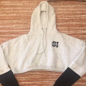Nasty gal crop hoodie